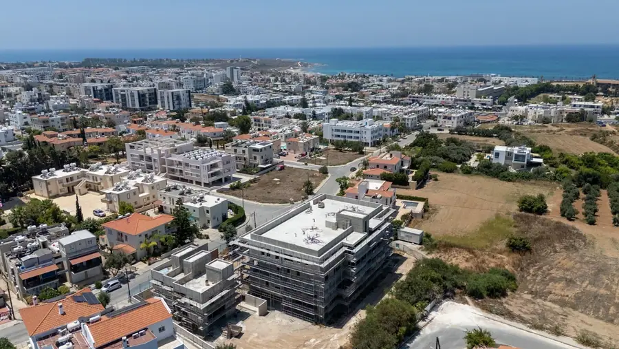 דירת חדר שינה אחד עם נוף לים, קאטו פאפוס